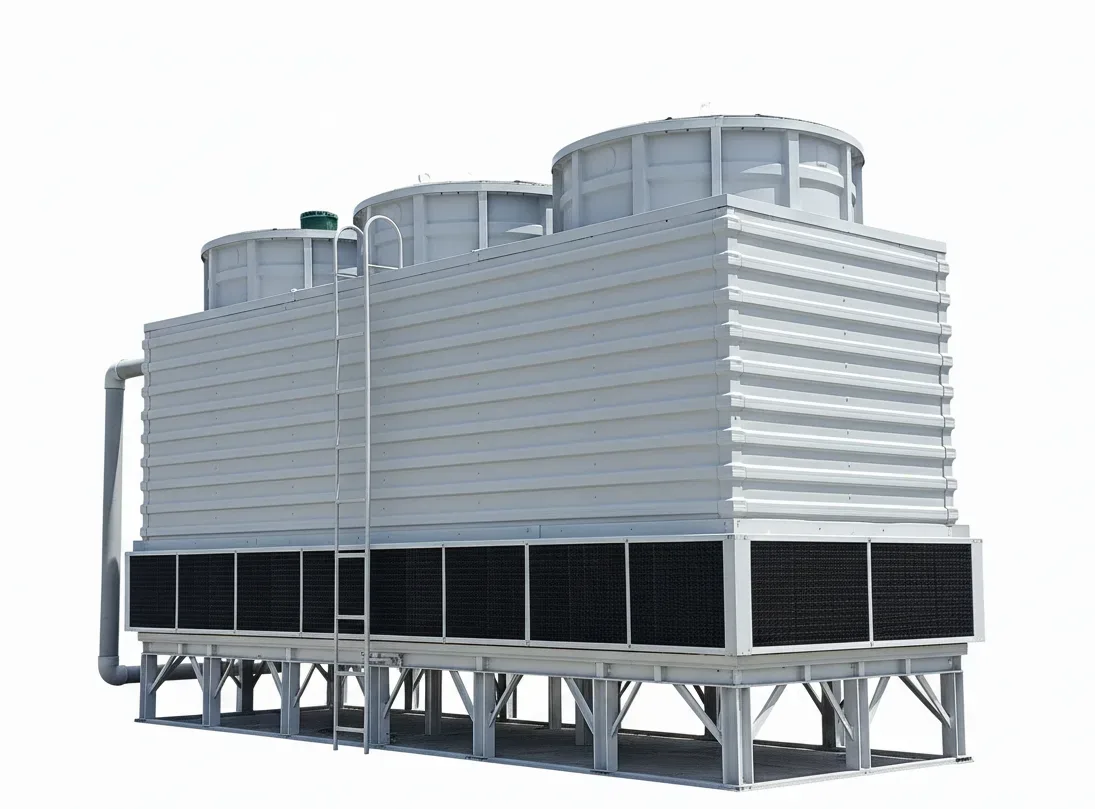 Closed circuit cooling tower for chemical industry