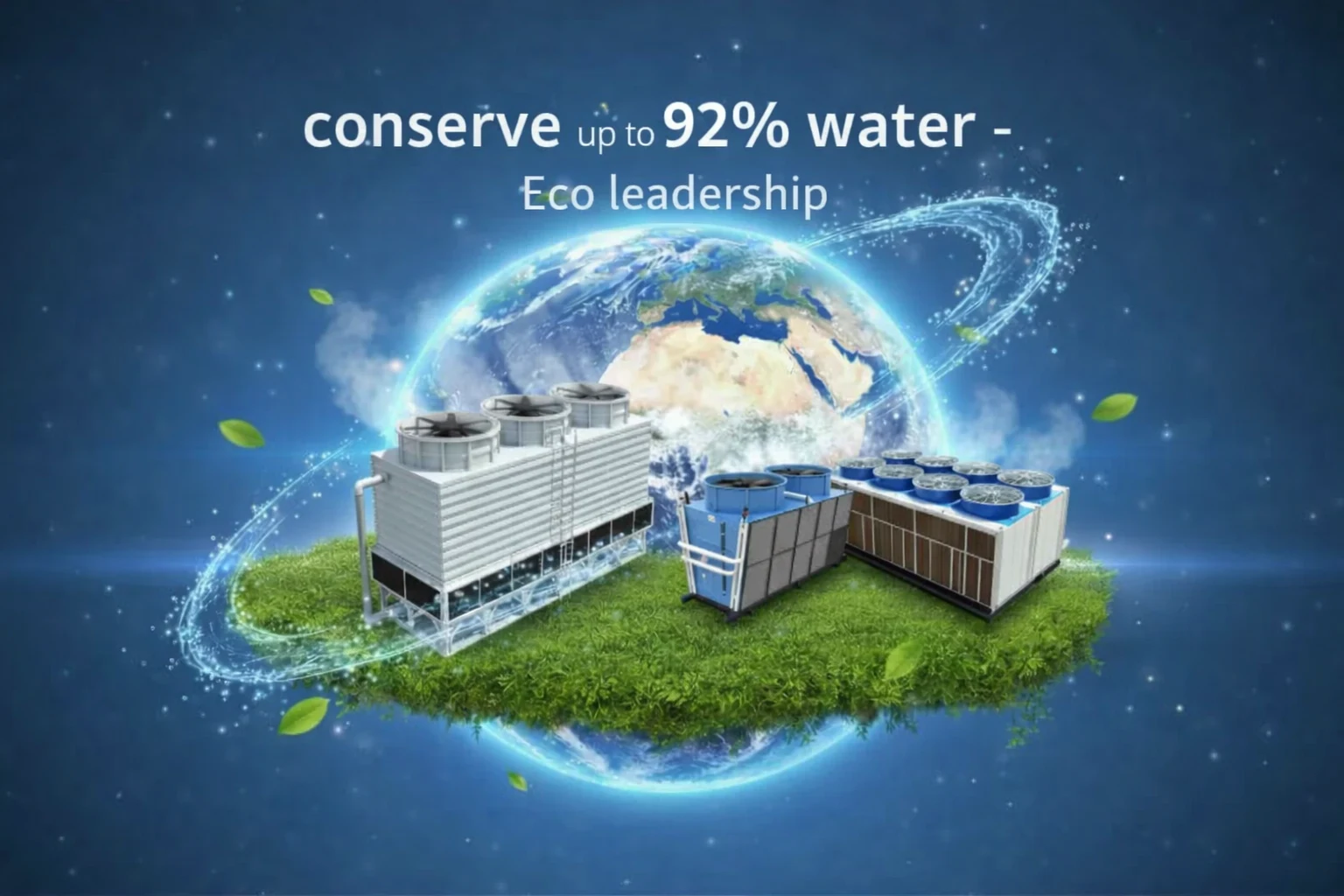 Eco-leadership industrial cooling towers designed for sustainable, energy-efficient heat rejection solutions